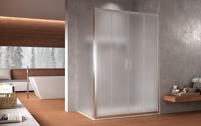 Box Doccia con Porte Centrali Scorrevoli