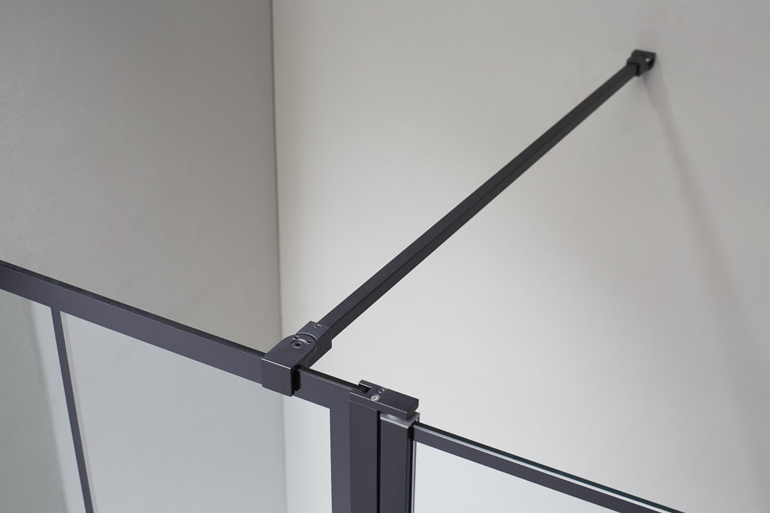 Box Doccia Walk-in Screen Frame Nero