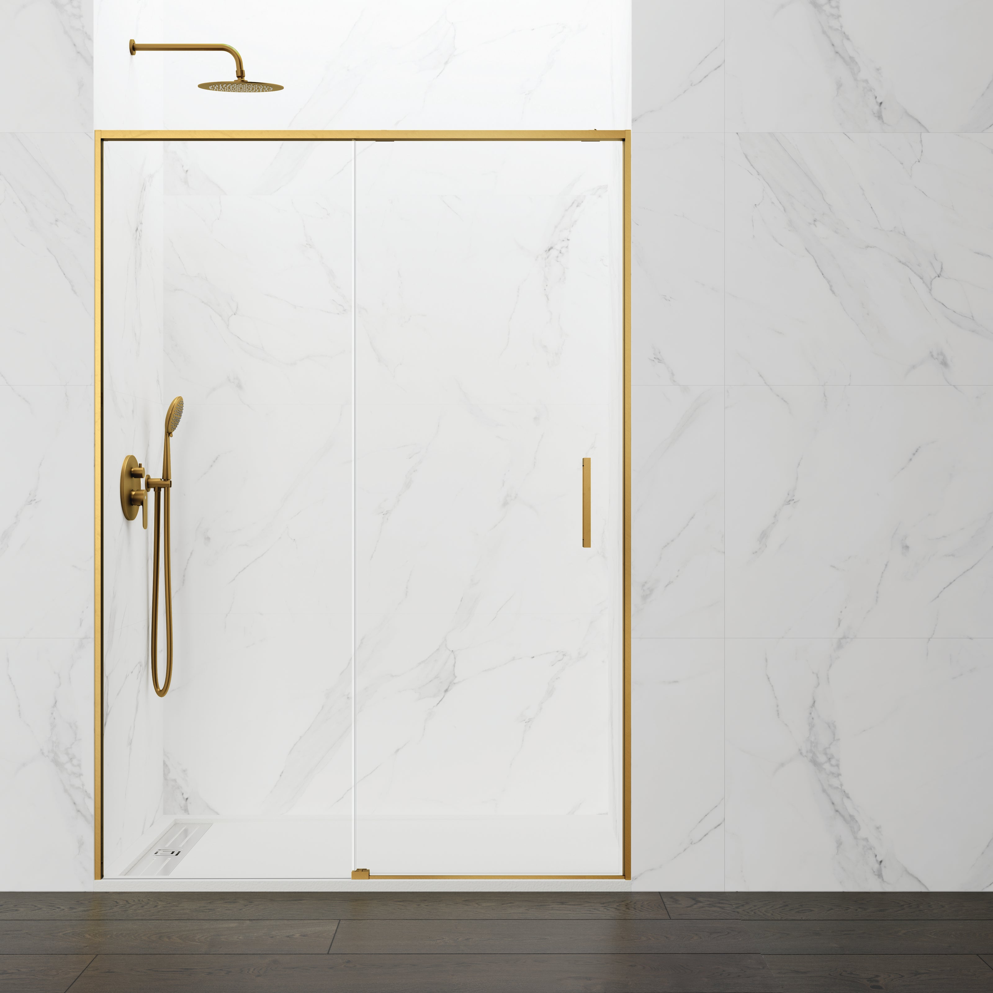 Box Doccia Twenty Gold Scorrevole