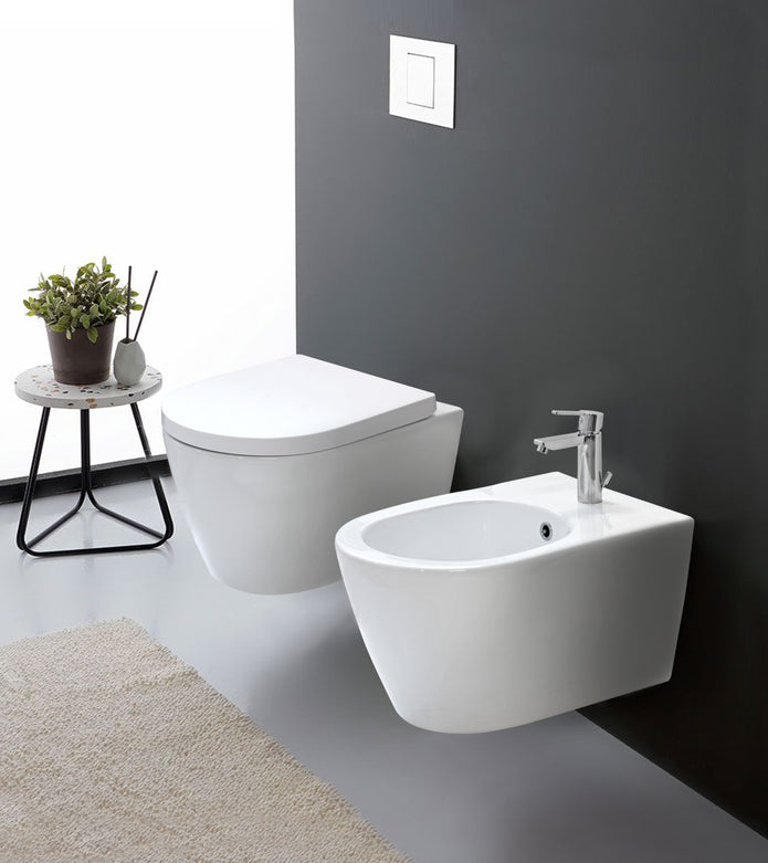 VASO/BIDET UNO SOSPESA RIMLESS
