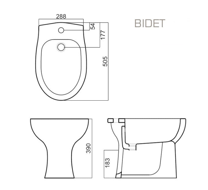 VASO/BIDET TRADIZIONALE GEA