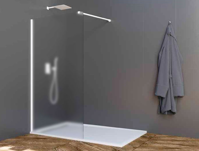 Box Doccia Walk-in Screen Bianco