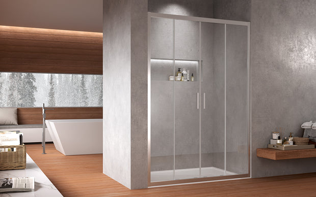 Box Doccia con Porte Centrali Scorrevoli