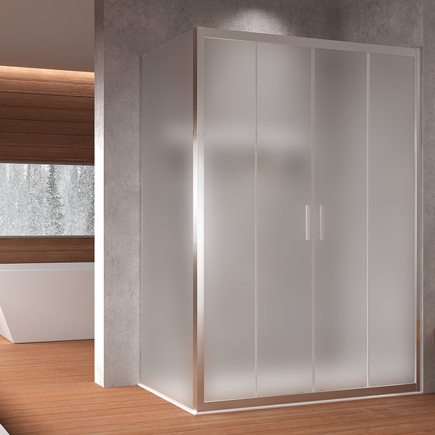 Box Doccia con Porte Centrali Scorrevoli