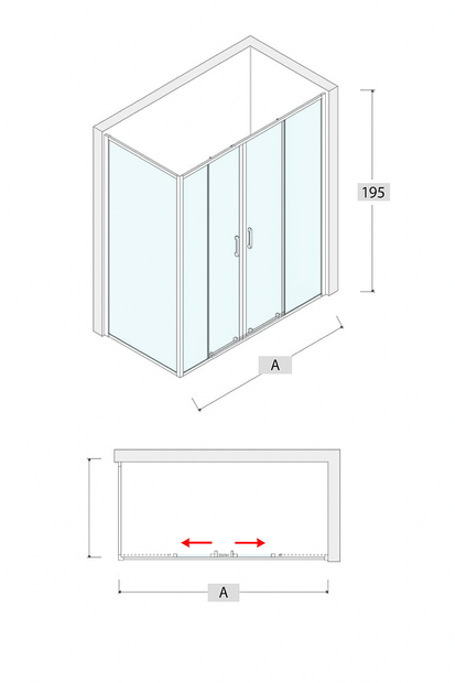 Box Twenty Gold Porte Centrali Scorrevoli