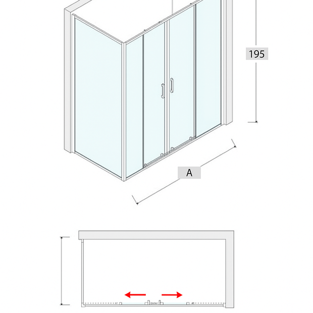 Box Twenty Gold Porte Centrali Scorrevoli