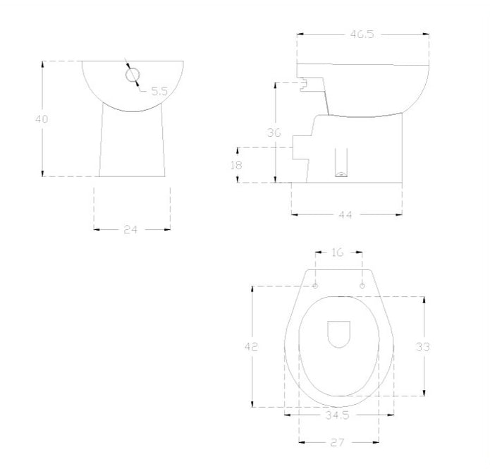VASO/BIDET TRADIZIONALE MAGIC