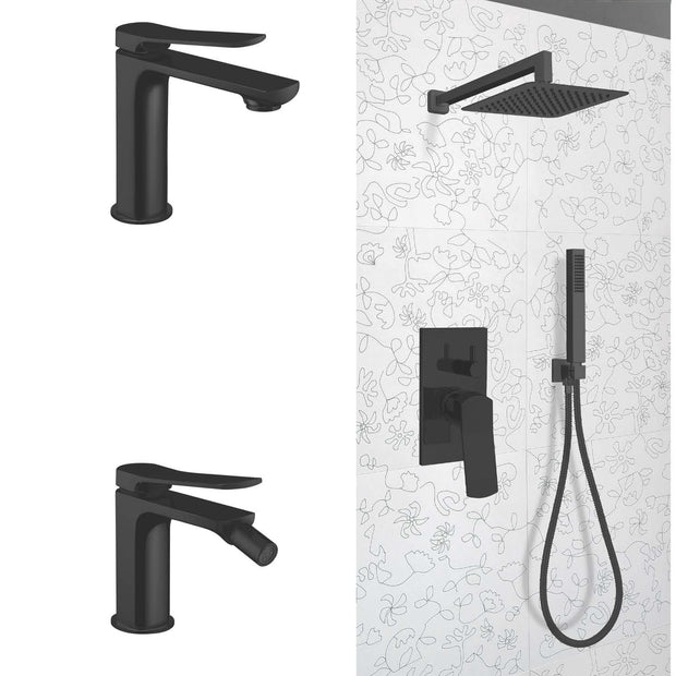 Composizione Moon Quadro Nero