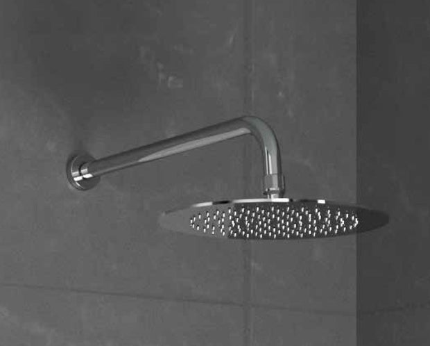 Set soffione con braccio doccia Cromo rotondo