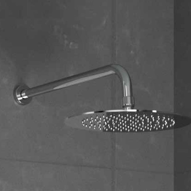 Set soffione con braccio doccia Cromo rotondo