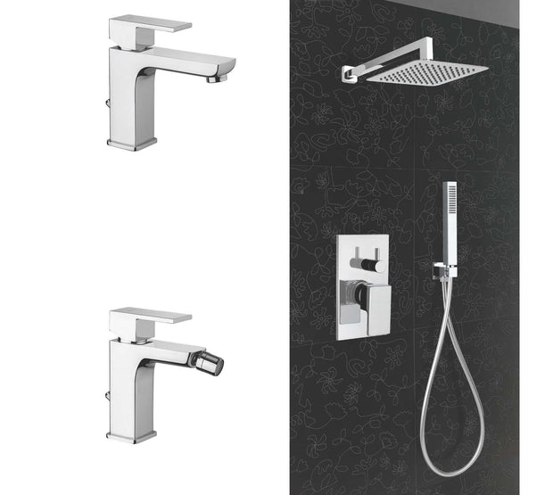 Composizione Square Cromo