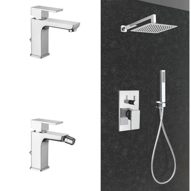 Composizione Square Cromo