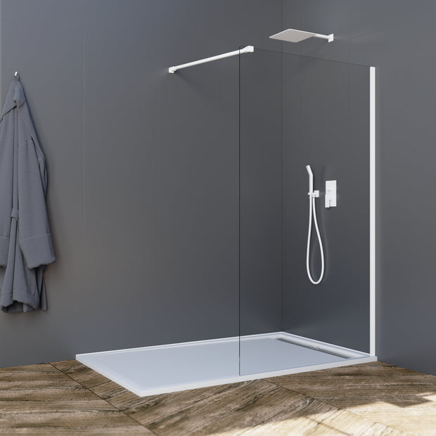 Box Doccia Walk-in Screen Bianco