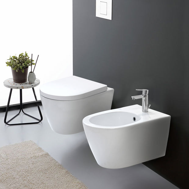 VASO/BIDET UNO SOSPESA RIMLESS