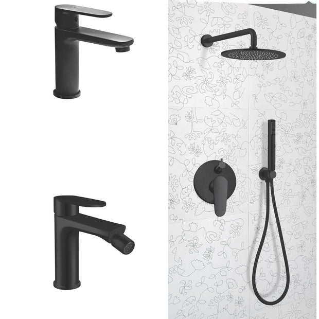 Composizione Winter Nero Opaco