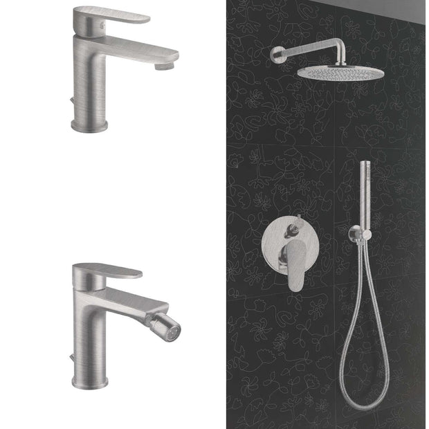 Composizione Winter Nichel Spazzolato