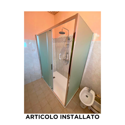 Vetro fisso opaco per tutti box doccia