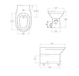 VASO/BIDET TRADIZIONALE CANDY RIMLESS