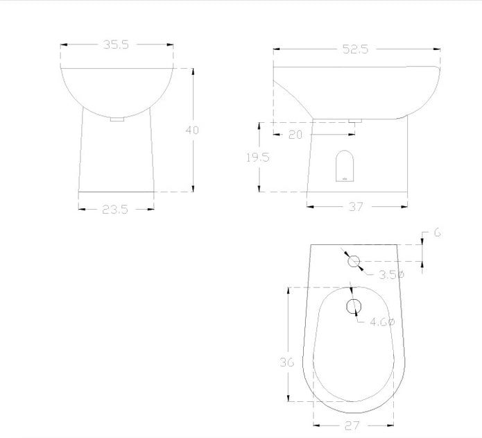 VASO/BIDET TRADIZIONALE MAGIC