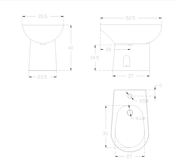 VASO/BIDET TRADIZIONALE MAGIC