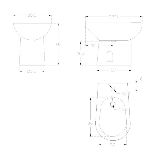 VASO/BIDET TRADIZIONALE MAGIC