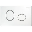Placca di scarico Pucci ECO Bianca Round