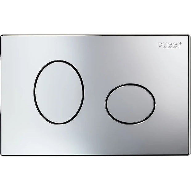 Placca di scarico Pucci ECO Cromata Round