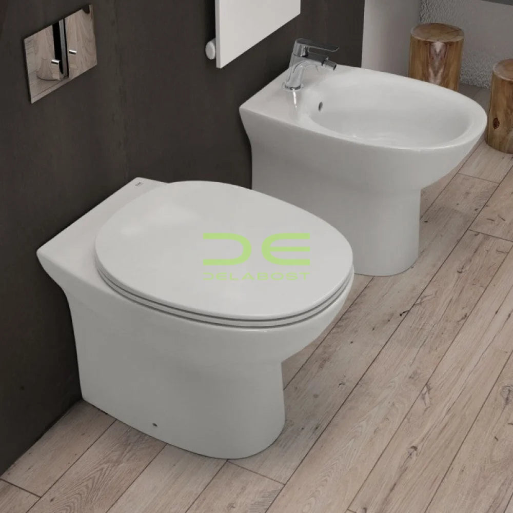 Sanitari Filomuro Rak Ceramics Rimless Coppia Di Sanitari Con Copriwater