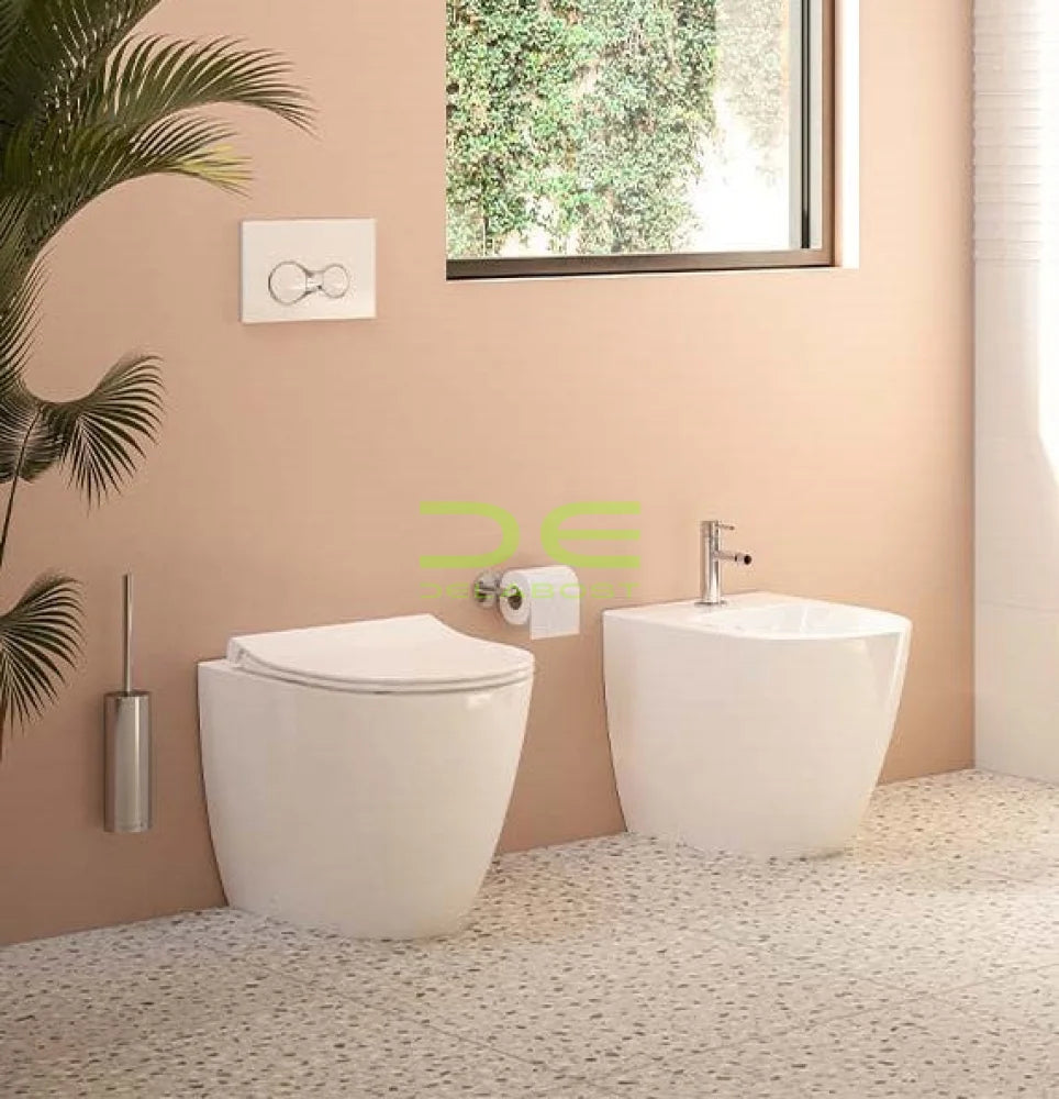 Sanitari Filomuro Vitra Coppia Di Sanitari Con Copriwater