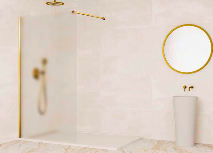 Box Doccia Walk-in Screen Gold