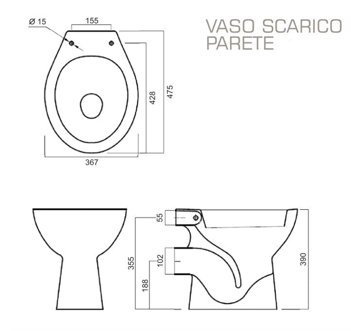 VASO/BIDET TRADIZIONALE GEA