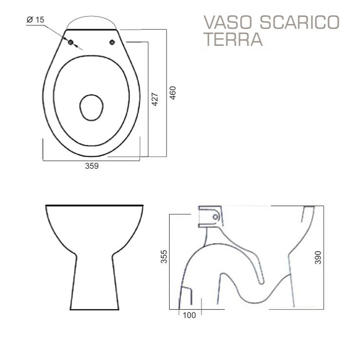 VASO/BIDET TRADIZIONALE GEA