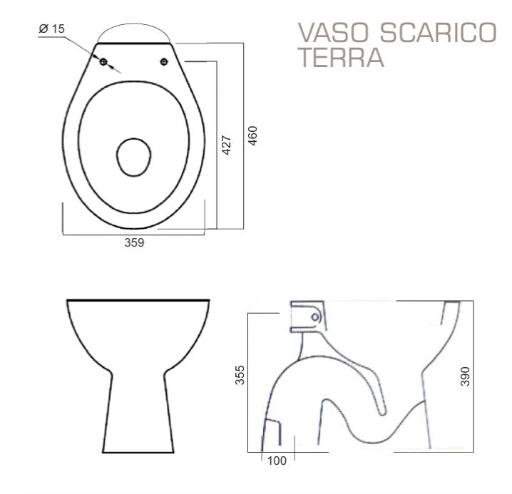 VASO/BIDET TRADIZIONALE GEA