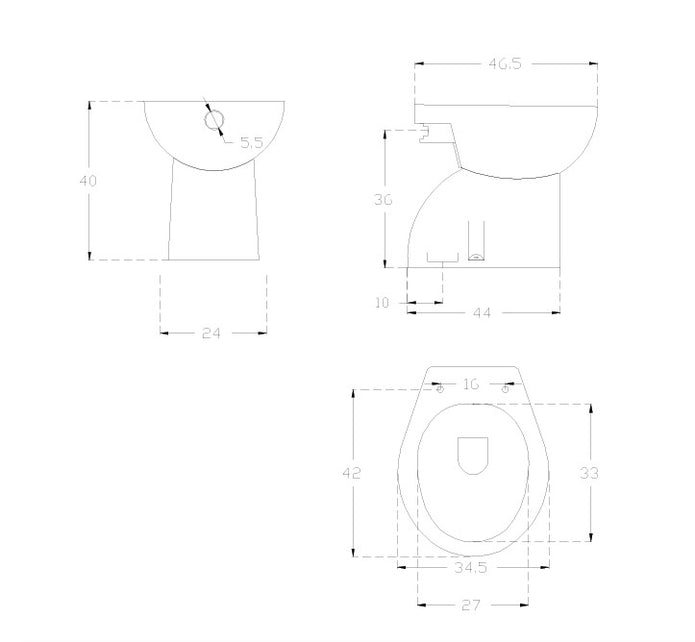 VASO/BIDET TRADIZIONALE MAGIC