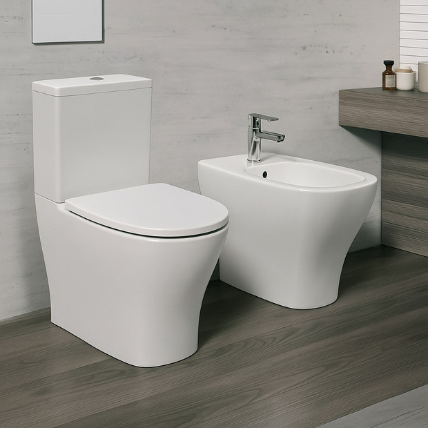 VASO MONOBLOCCO WAVE TERRA RIMLESS