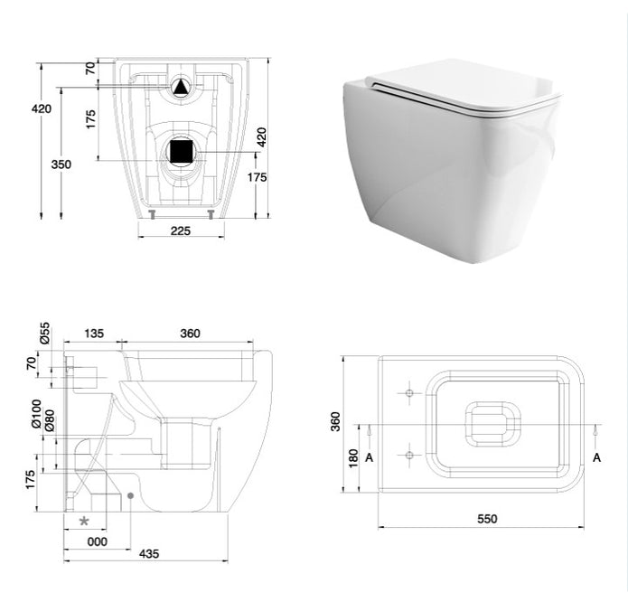 VASO/BIDET TEA TERRA
